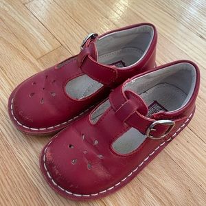L’Amour red Mary Jane shoes